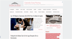 Desktop Screenshot of centraldebodas.com